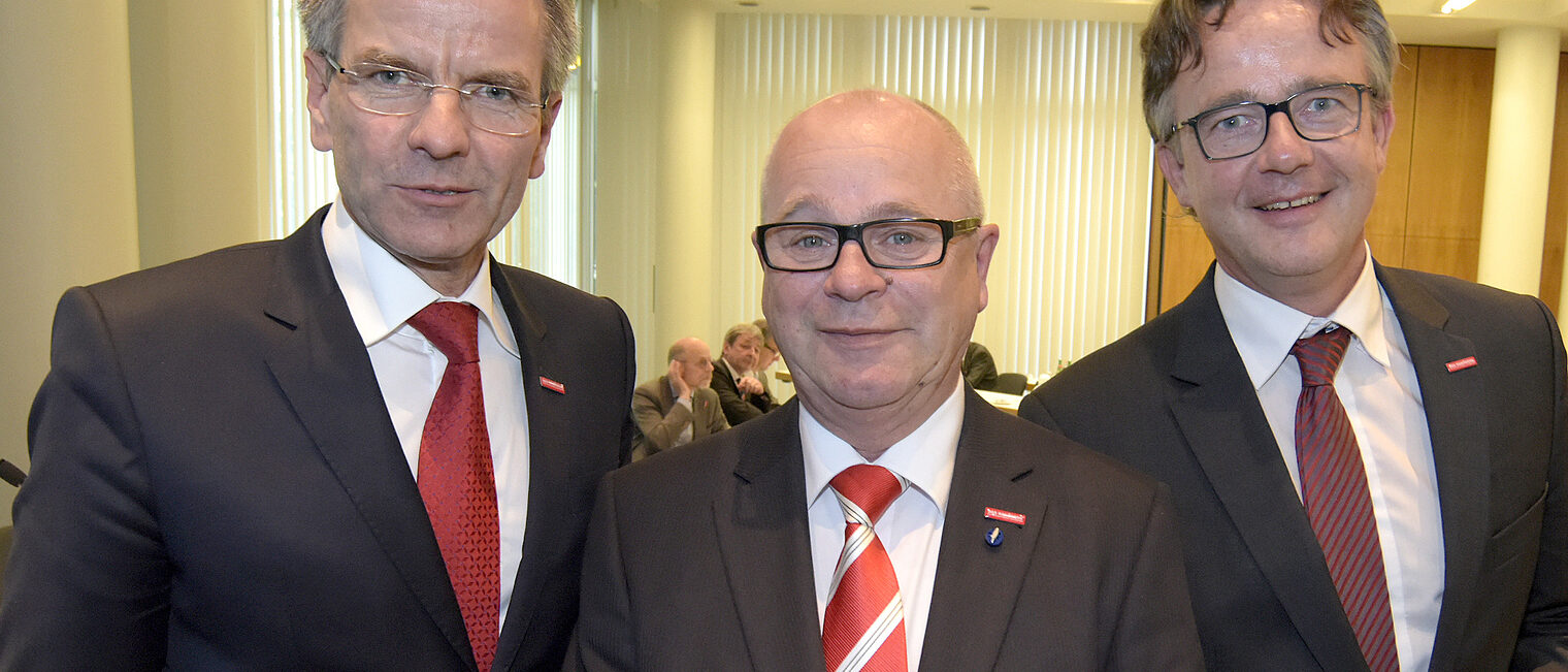 v.l.: Andreas Ehlert, Karl-Heinz Reidenbach, Dirk Schäfermeyer