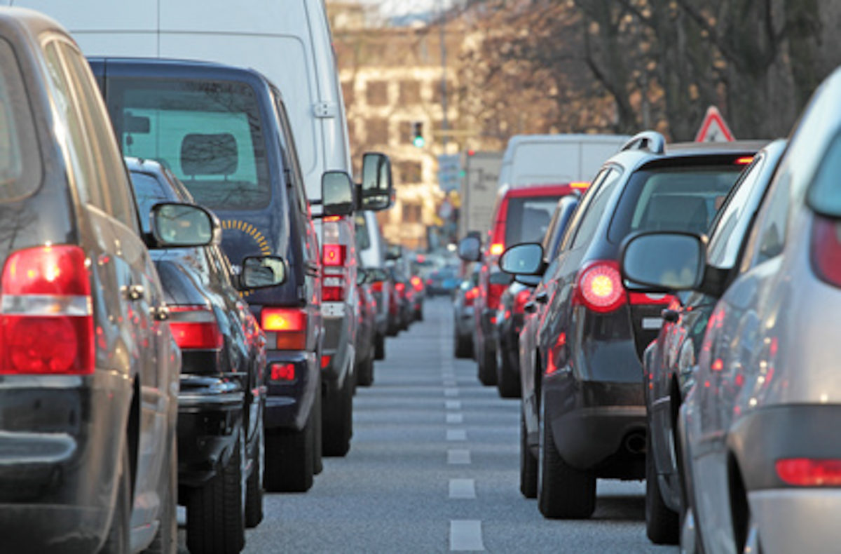 Verkehr Auto Stau