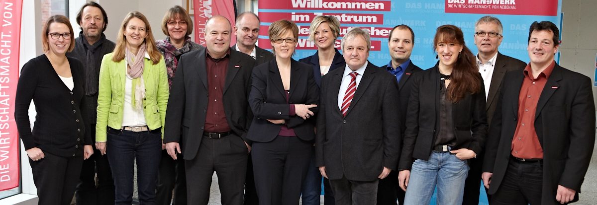 Gruppenfoto Betriebsberater der Handwerkskammer Düsseldorf