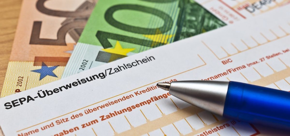 Überweisung Rechnung