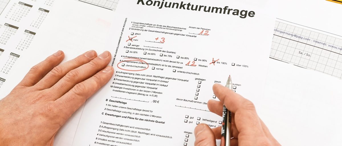 Konjunktur Umfrage Fragebogen