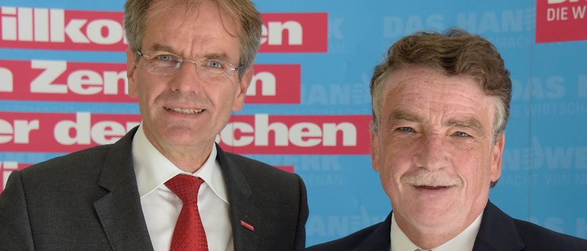 Kammerpräsident Andreas Ehlert und Bauminister Michael Groschek