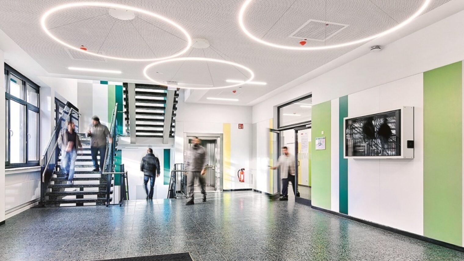 Foyer im C-Gebäude der Akademie der Handwerkskammer Düsseldorf