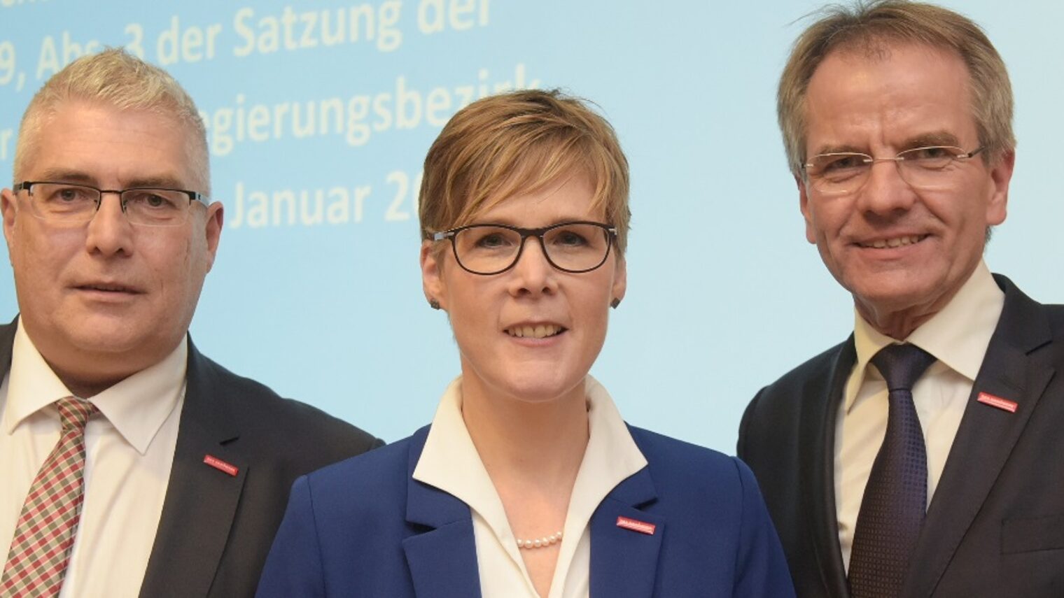 (v. l.): Bernd Redder, Claudia Schulte und Kammerpräsident Andreas Ehlert