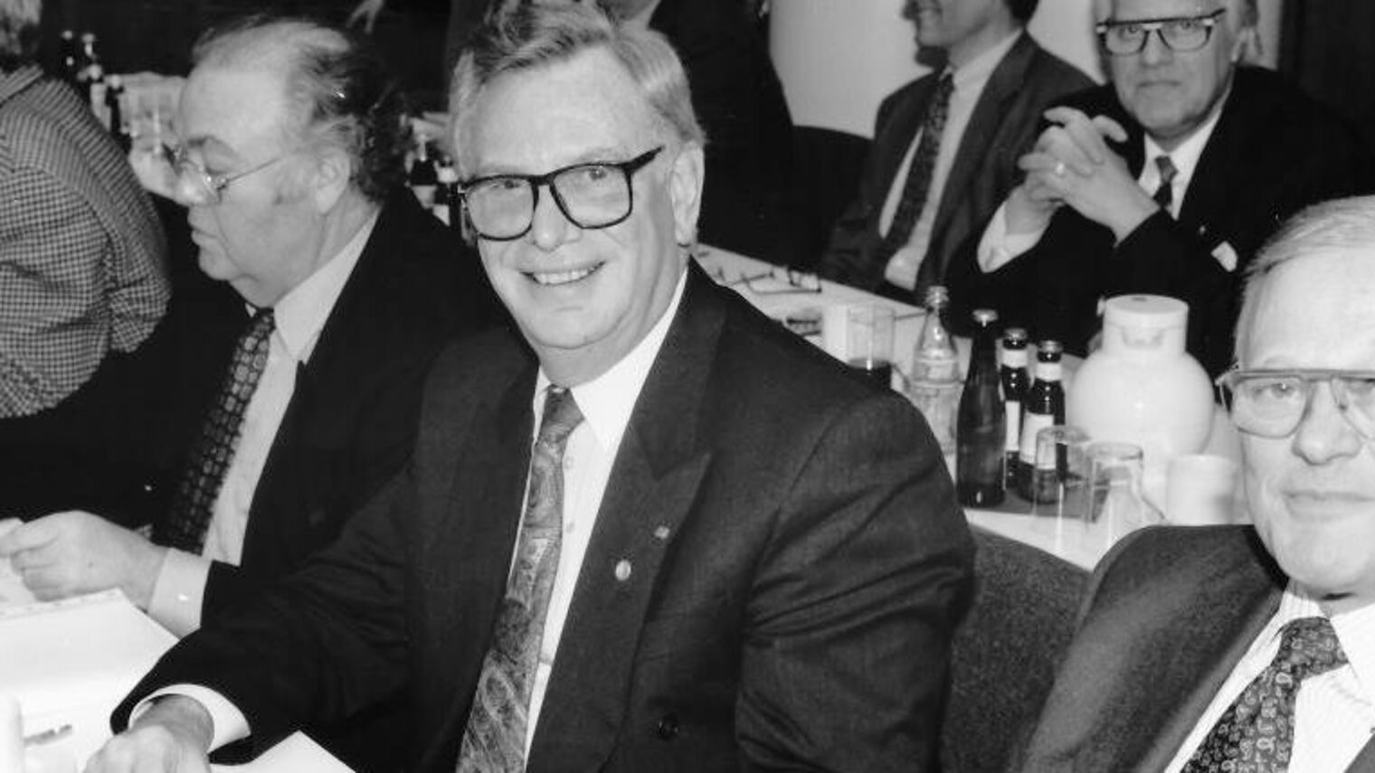 Franz Püll auf der konstituierenden Vollversammlung der Handwerkskammer im Jahr 1992