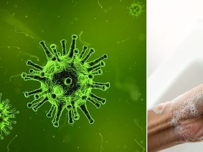 Hände waschen gegen Virusinfektion