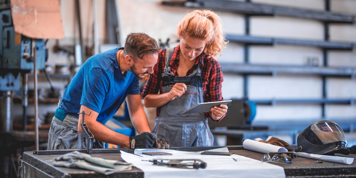 Handwerk Mann Frau