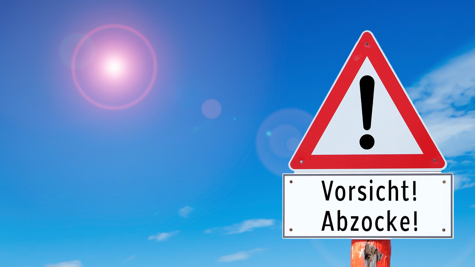 Vorsicht Abzocke