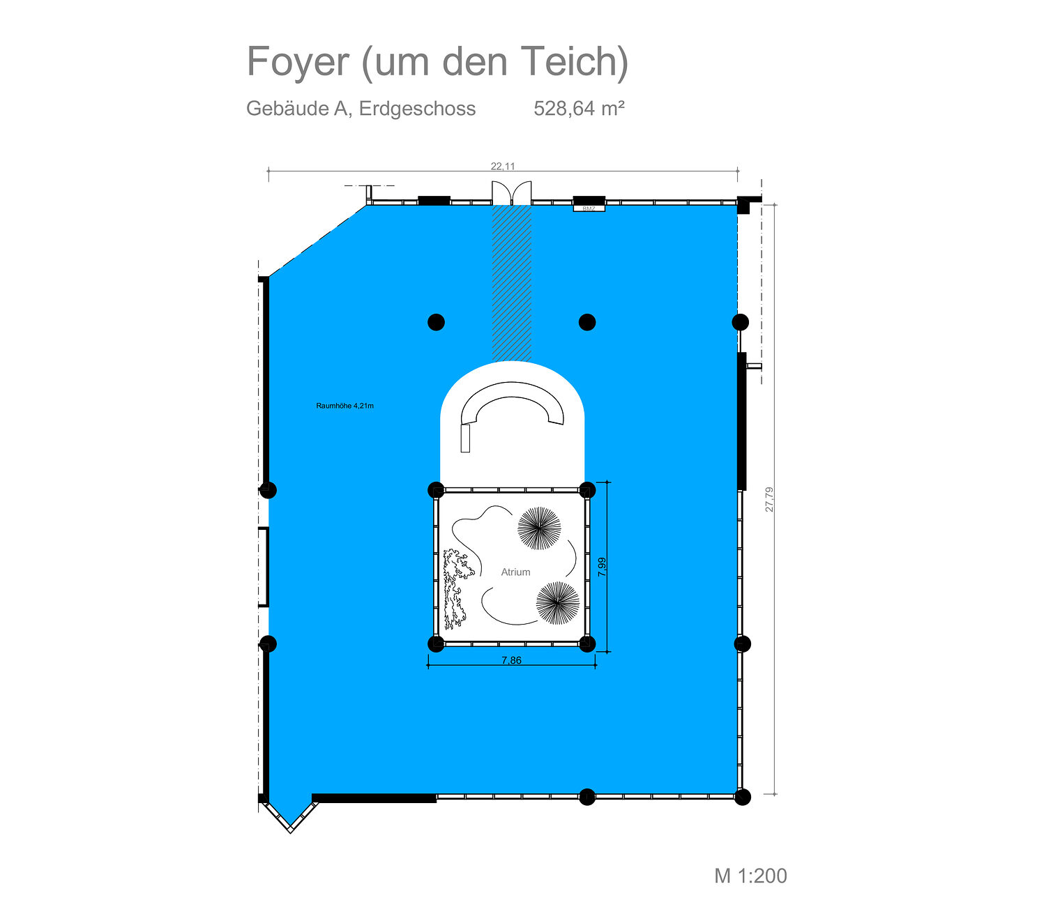 Plan Foyer Haupthalle