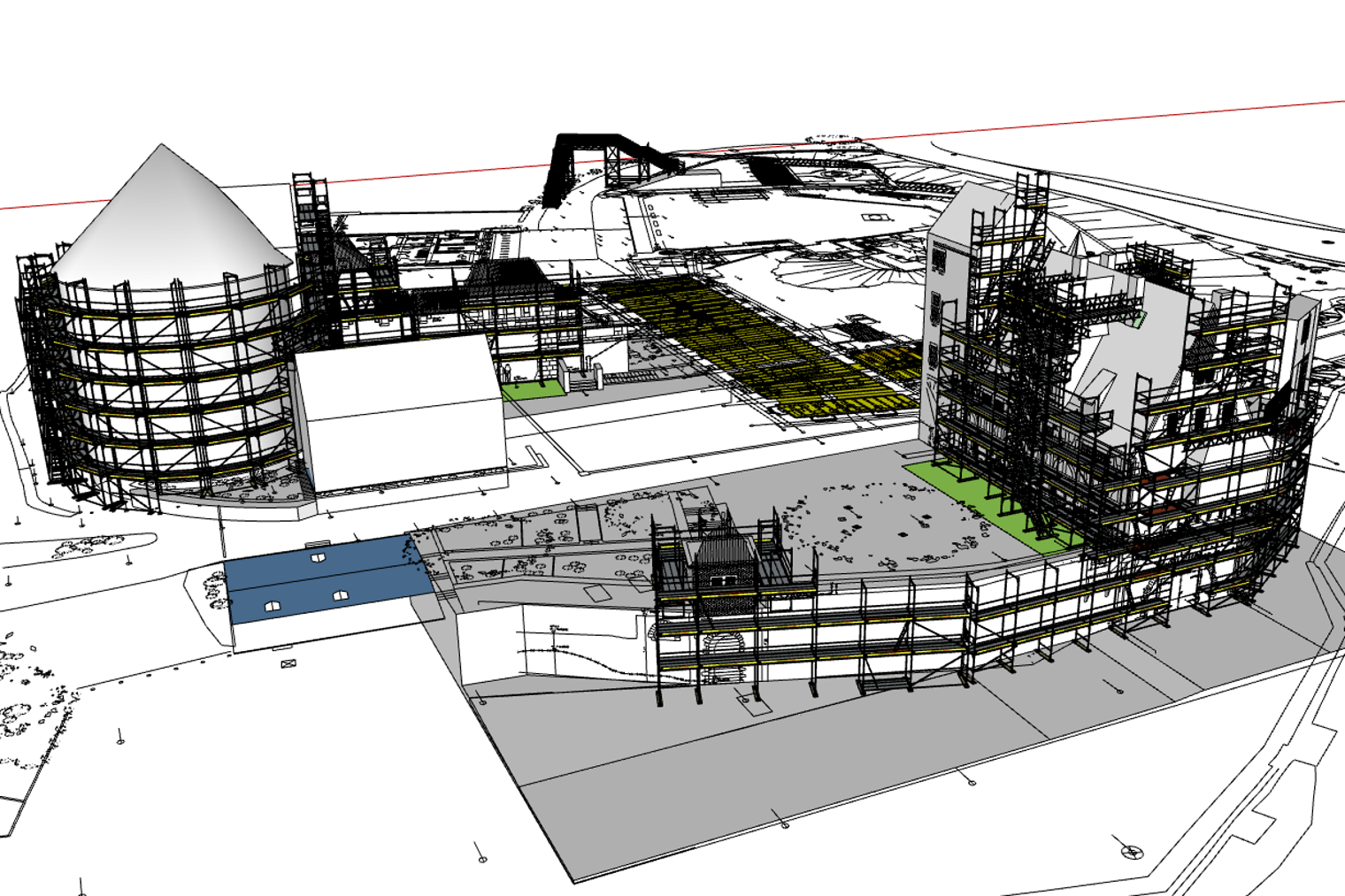 Gerüstbau (3D-Planung)