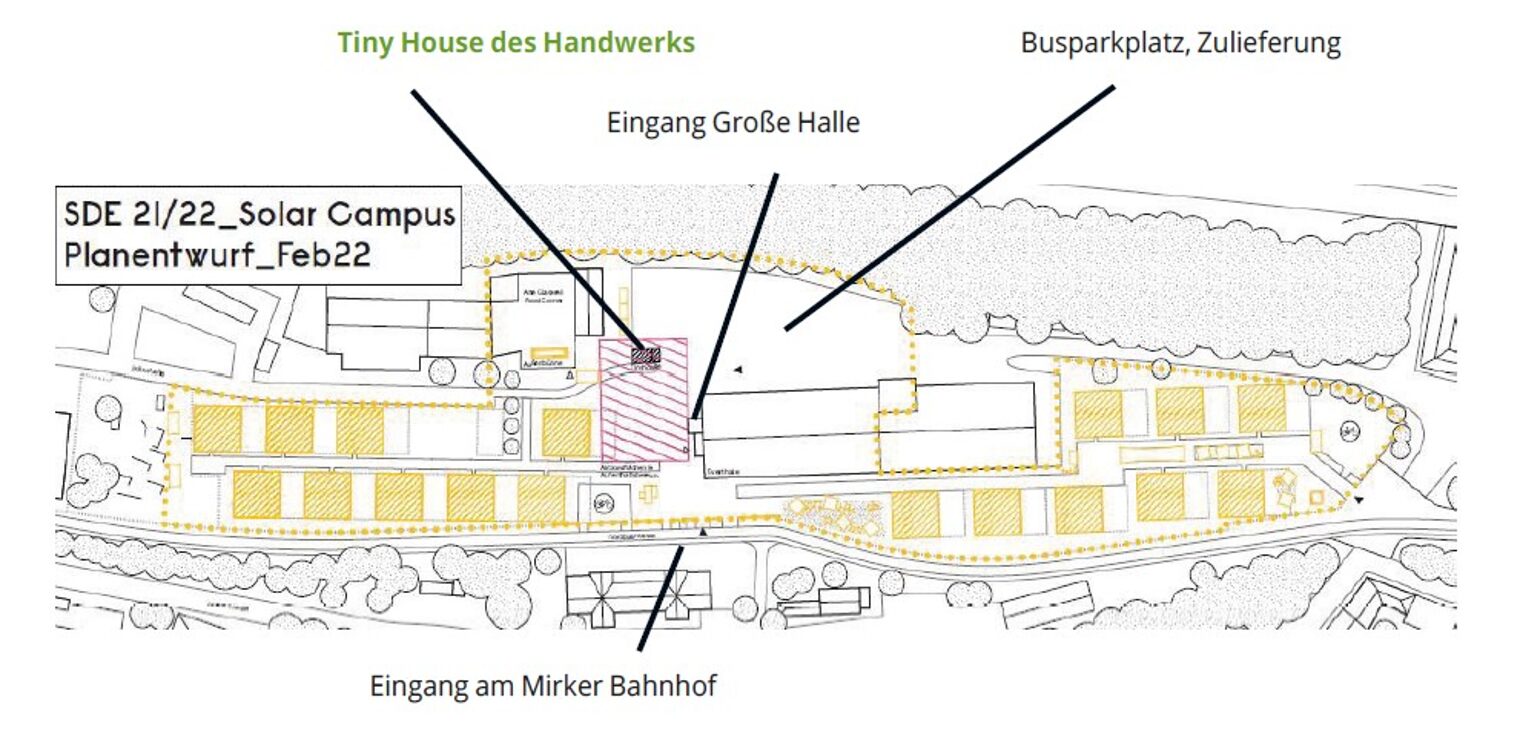 Solar Decathlon Europe 21/22 - Solarcampus Planentwurf