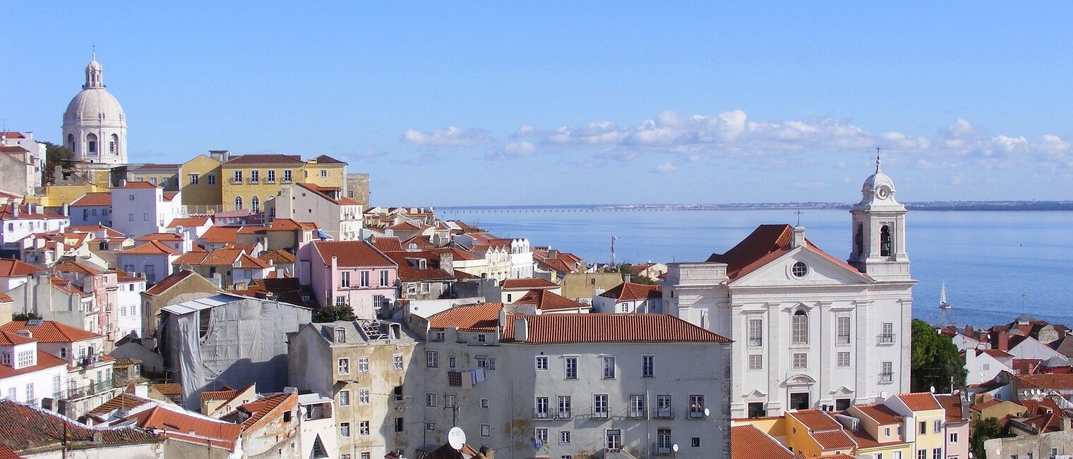 Stadtansicht von Lissabon
