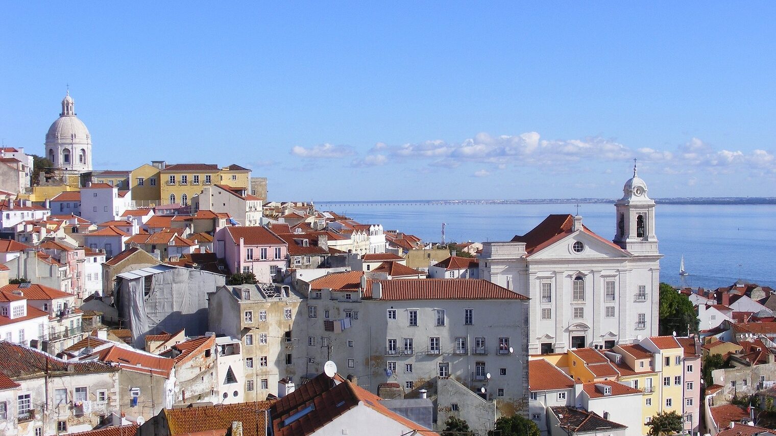 Stadtansicht von Lissabon