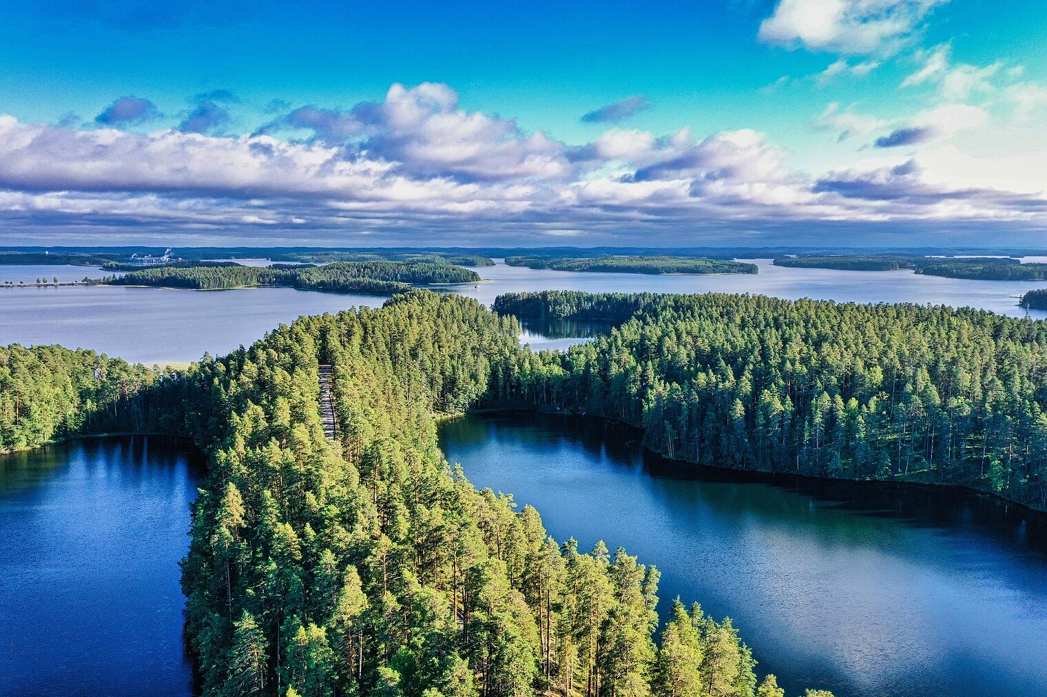 Seenlandschaft in Finnland