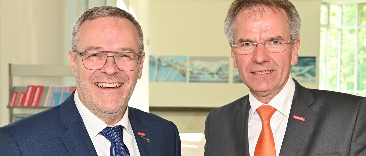 (v. l.) ZDH-Präsident Jörg Dittrich und Kammerpräsident Andreas Ehlert