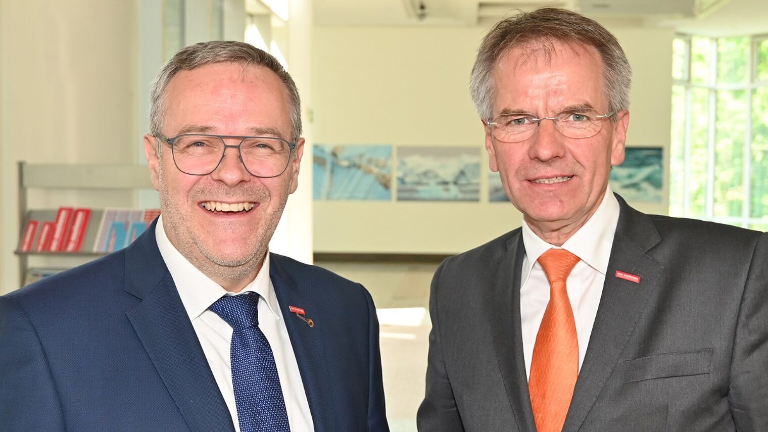 (v. l.) ZDH-Präsident Jörg Dittrich und Kammerpräsident Andreas Ehlert