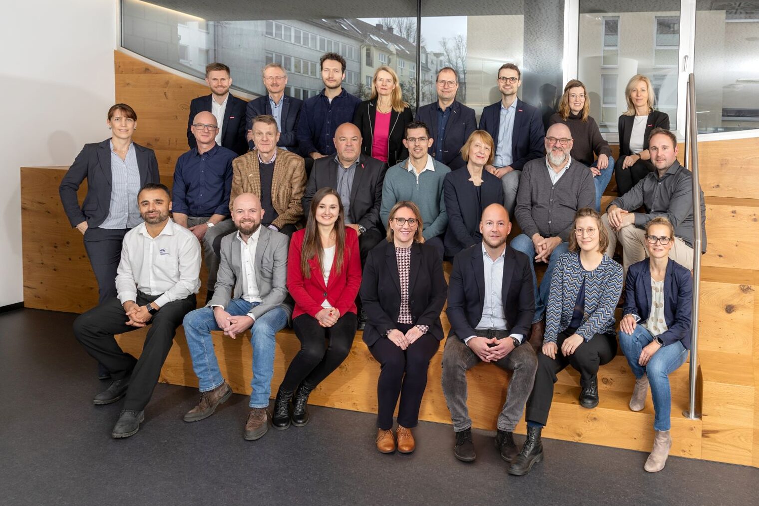 Gruppenfoto der Betriebsberaterinnen und Betriebsberater der HWK Düsseldorf