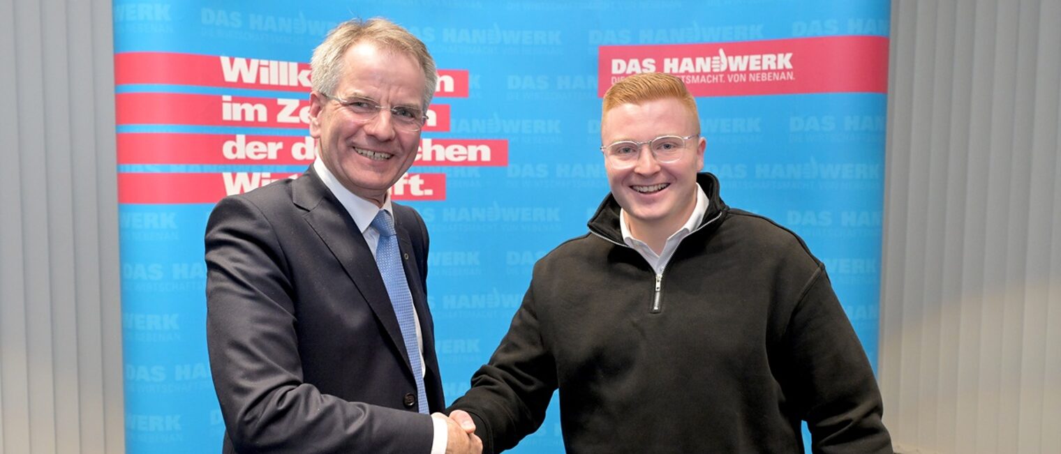 Präsident Andreas Ehlert und André Pauly